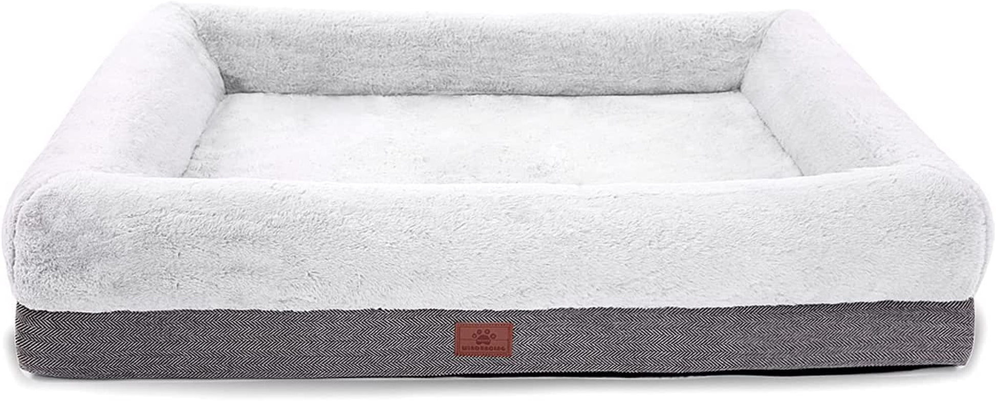 Orthopedic Dog Bed for Large Dogs and Medium Dogs, Dog Sofa Bed with Waterproof Liner Pad and Removable Washable Cover, Dog Mat for Crates and Couch,Puppy Bed, Pet Bed